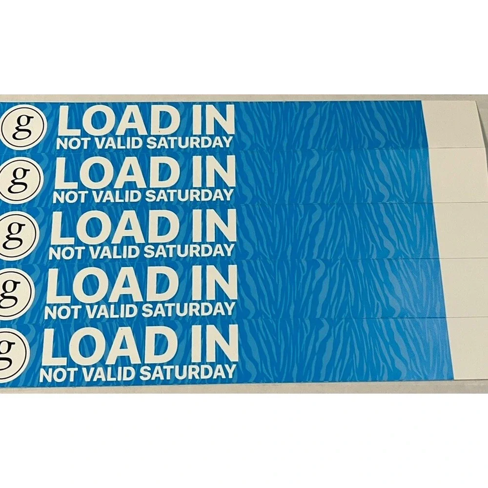 Garth Brooks Paper Wristbands Local Crew set of 5 Fan Favorite‎